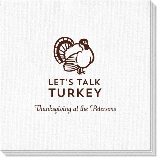 Let's Talk Turkey Deville Napkins